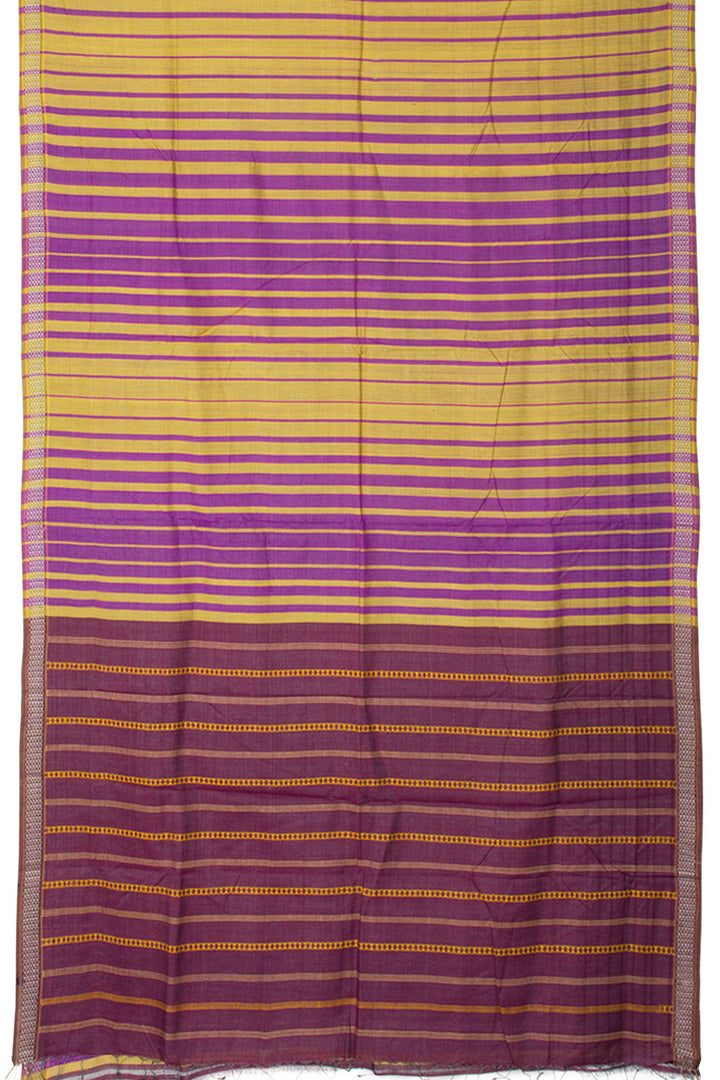 Yellow Handloom Odisha Tussar Silk Saree 10060303