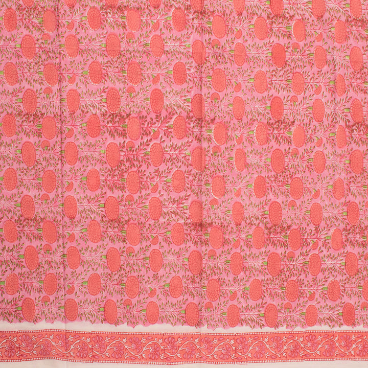 Sanganeri Hand Block Printed Cotton Salwar Suit Material 10056578