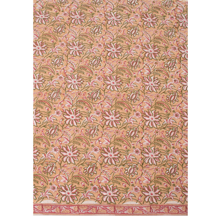 Sanganeri Hand Block Printed Cotton Salwar Suit Material 10056590