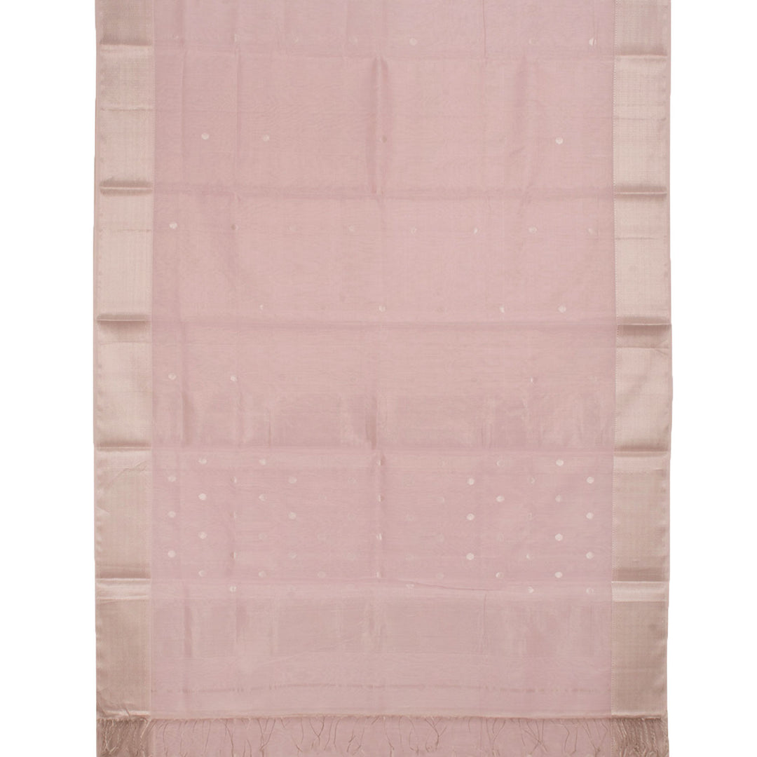 Handwoven Maheshwari Silk Cotton Tissue Saree 10055795
