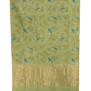 Printed Handloom Chanderi Silk Cotton Saree 10055908