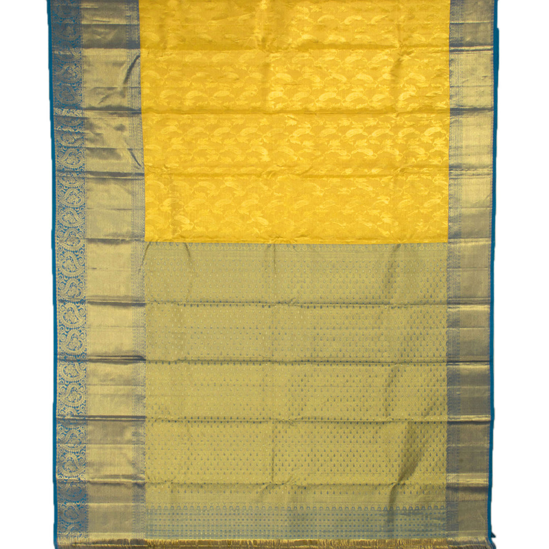 Handloom Pure Zari Bridal Korvai Kanjivaram Tissue Silk Saree 10056059