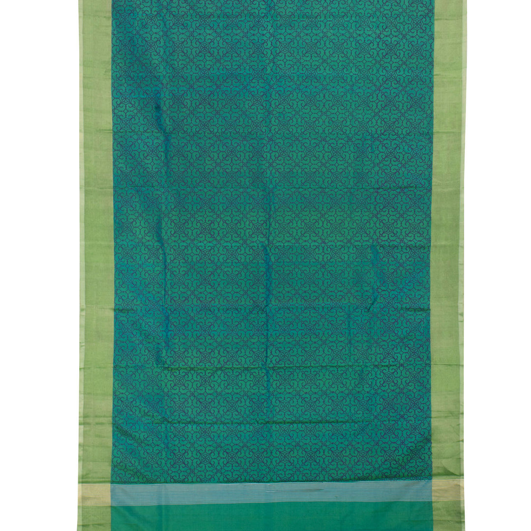 Hand Block Printed Uppada Silk Saree 10056540