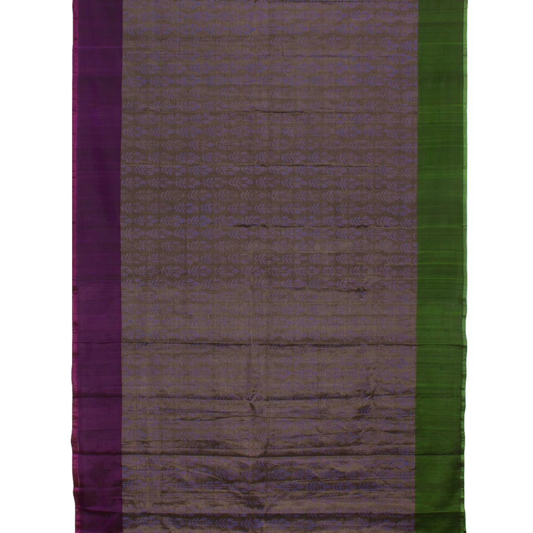 Hand Block Printed Uppada Tissue Silk Saree 10056542
