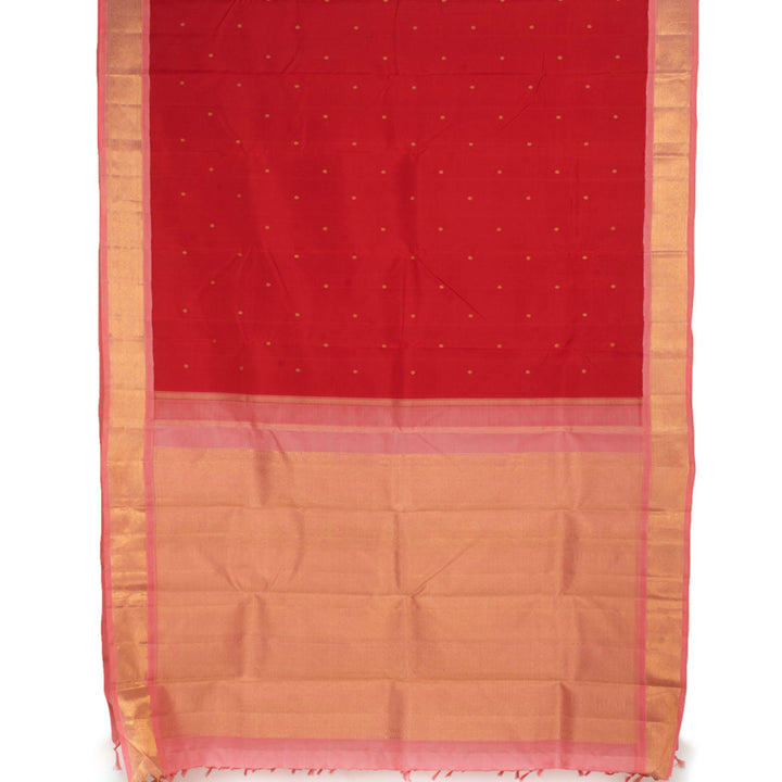 Handloom Pure Zari Korvai Kanjivaram Silk Saree 10056563