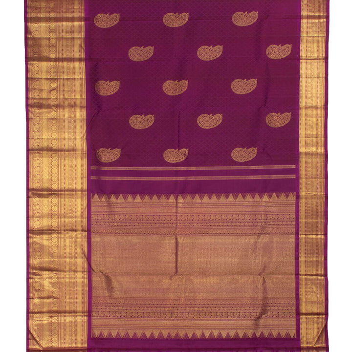 Handloom Pure Zari Bridal Jacquard Kanjivaram Silk Saree 10056577