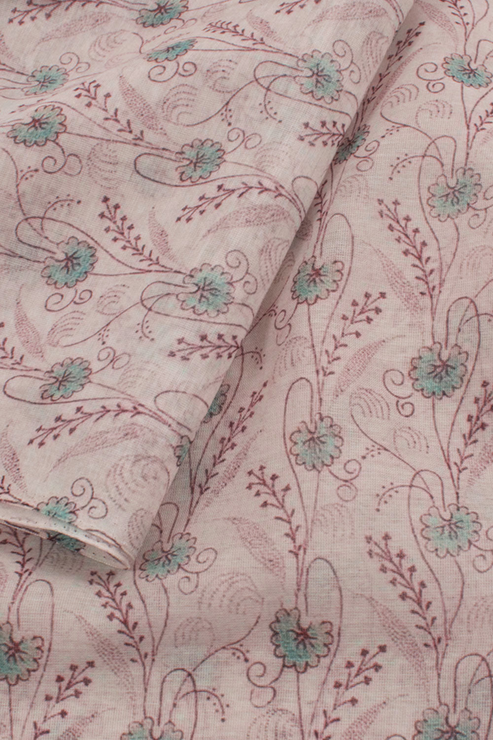 Digital Printed Chanderi Silk Cotton 2-Piece Salwar Suit Material 10057062