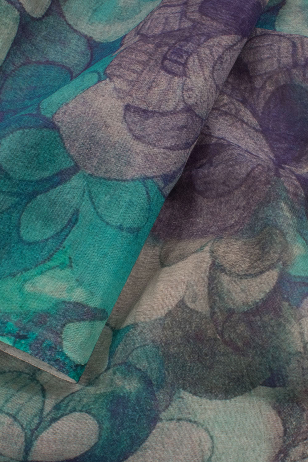 Digital Printed Chanderi Silk Cotton 3-Piece Salwar Suit Material 10057066