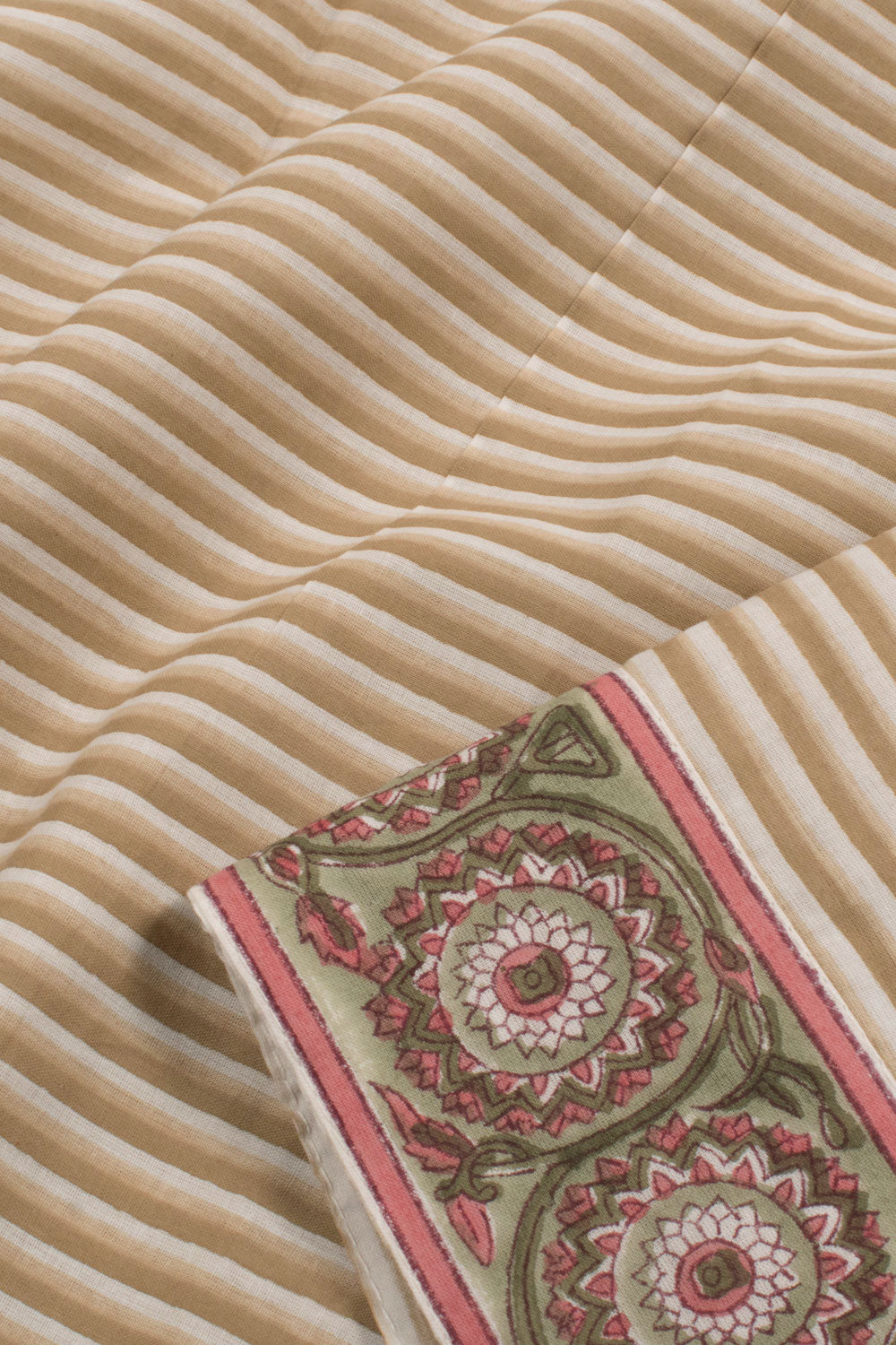 Hand Block Printed Cotton 3-Piece Salwar Suit Material 10057072