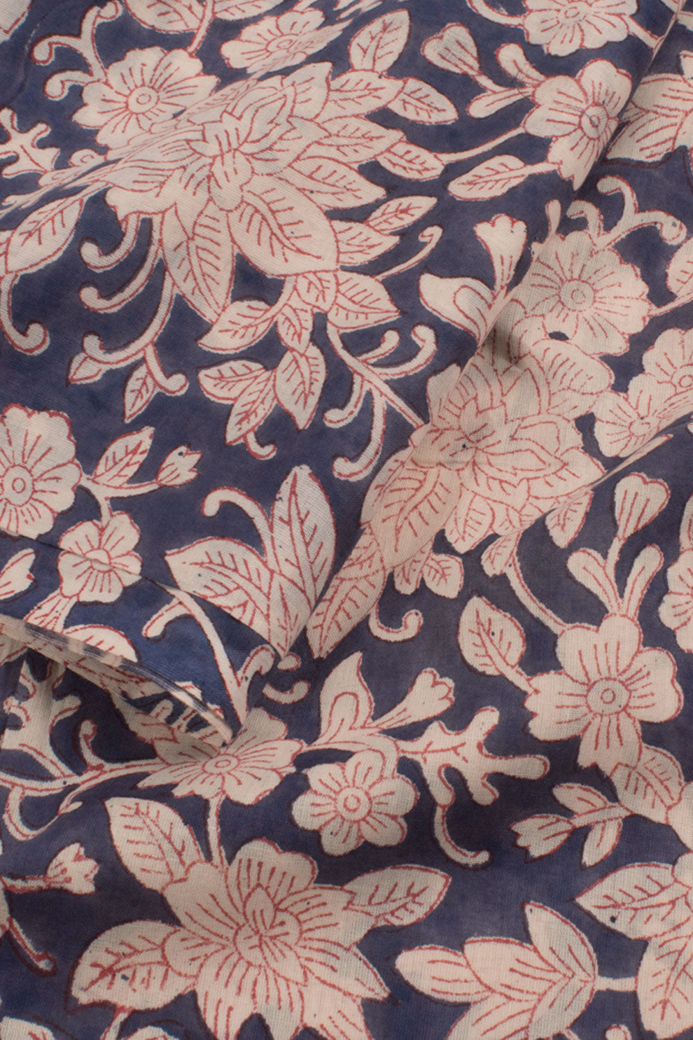 Hand Block Printed Cotton 3-Piece Salwar Suit Material 10057077