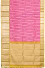 Dusky Rose Handloom Bridal Korvai Kanjivaram Silk Saree 10057115