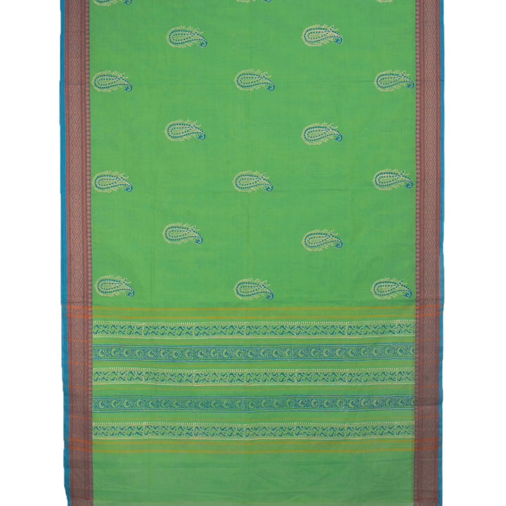 Hand Block Printed Cotton Saree 10057200