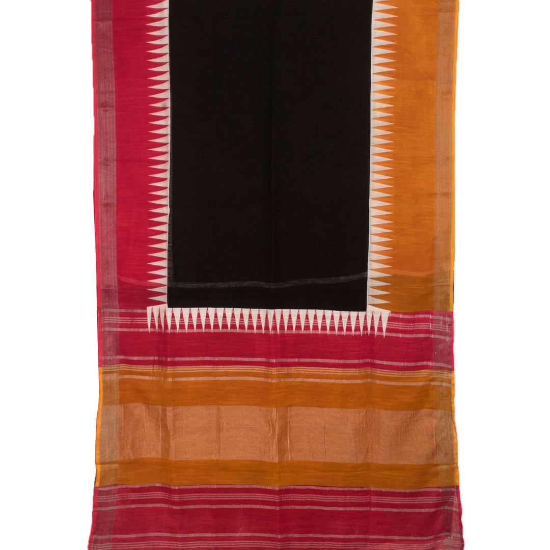 Handloom Linen Cotton Saree 10057201