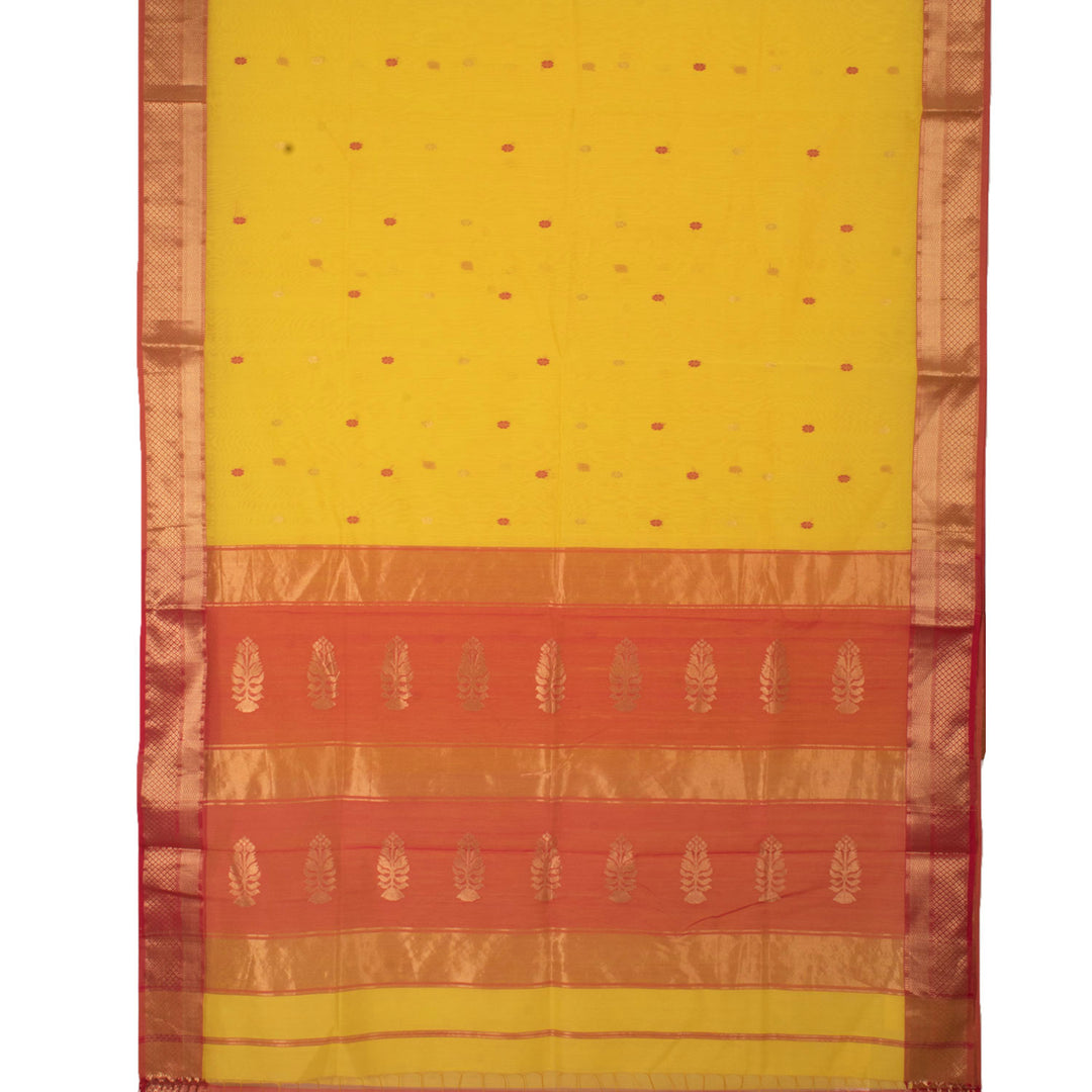 Handloom Maheshwari Silk Cotton Saree 10057328