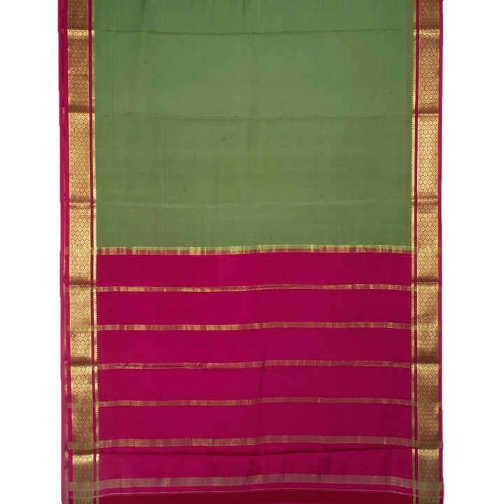 Mysore Crepe Silk 9 Yard Saree 10057547