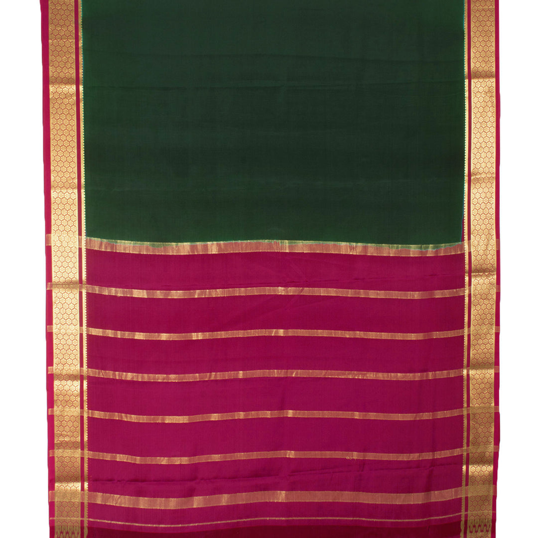 Mysore Crepe Silk 9 Yard Saree 10057552