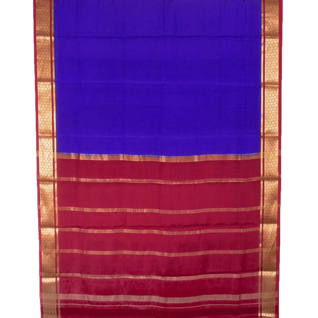 Mysore Crepe Silk 9 Yard Saree 10057556