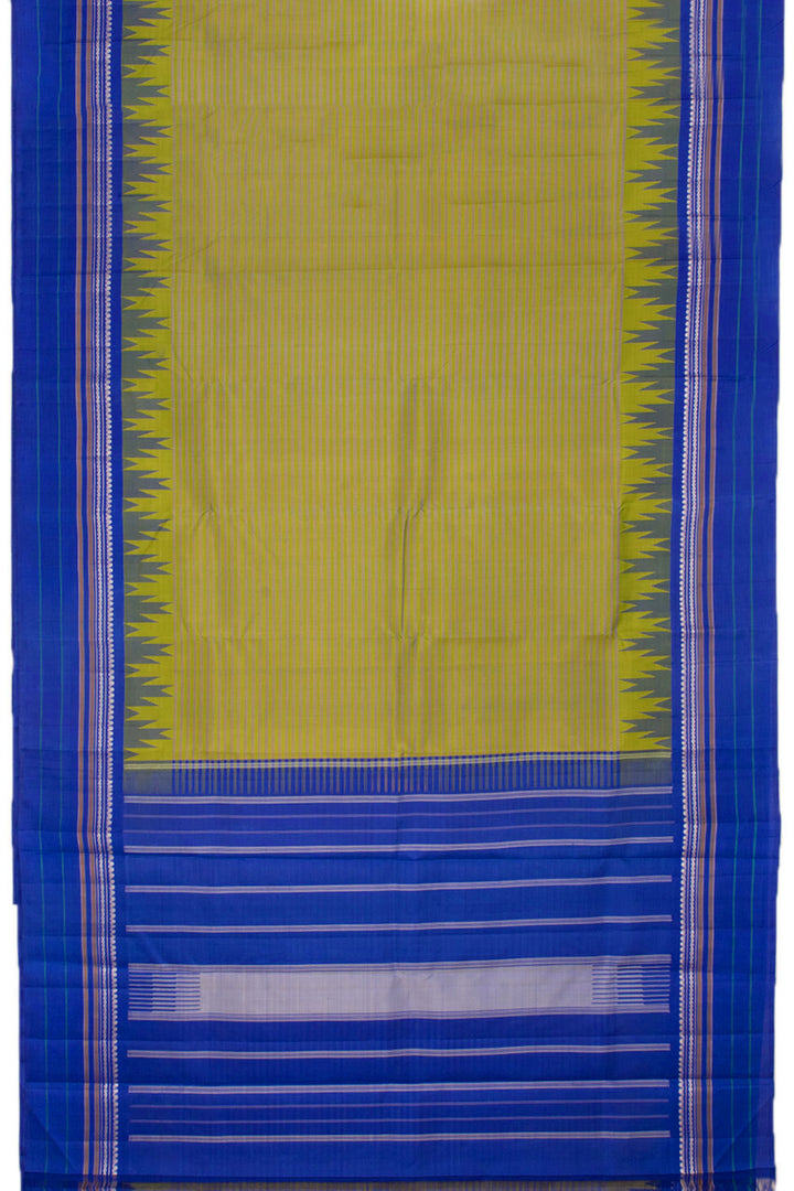 Handloom Thread work Korvai Kanjivaram Silk Saree 10057662