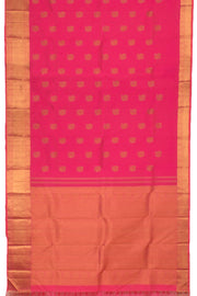Pink Handloom Bridal Nakashi Kanjivaram Silk Saree 10057675