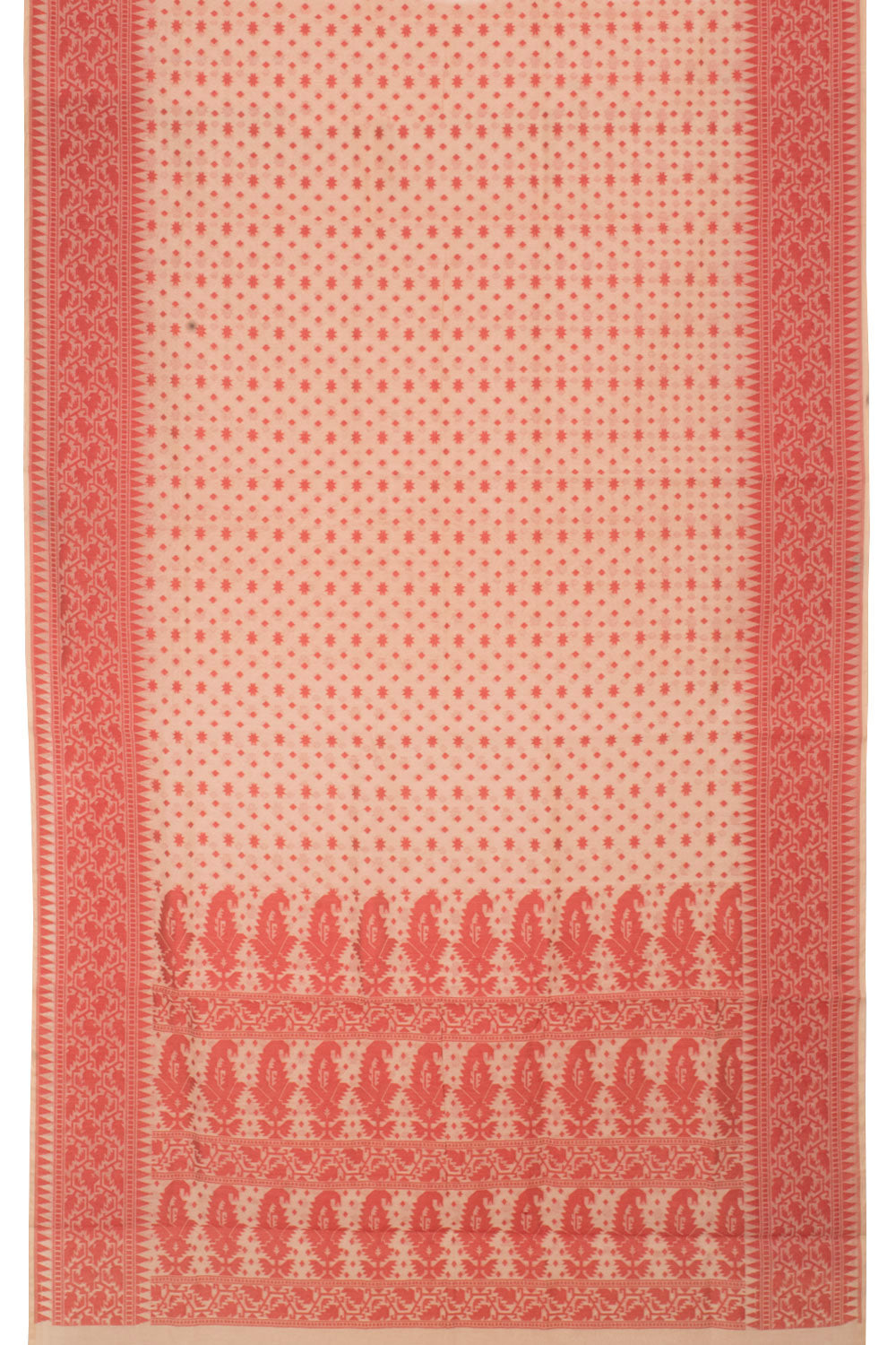 Handloom Dhakai Style Cotton Saree 10057781