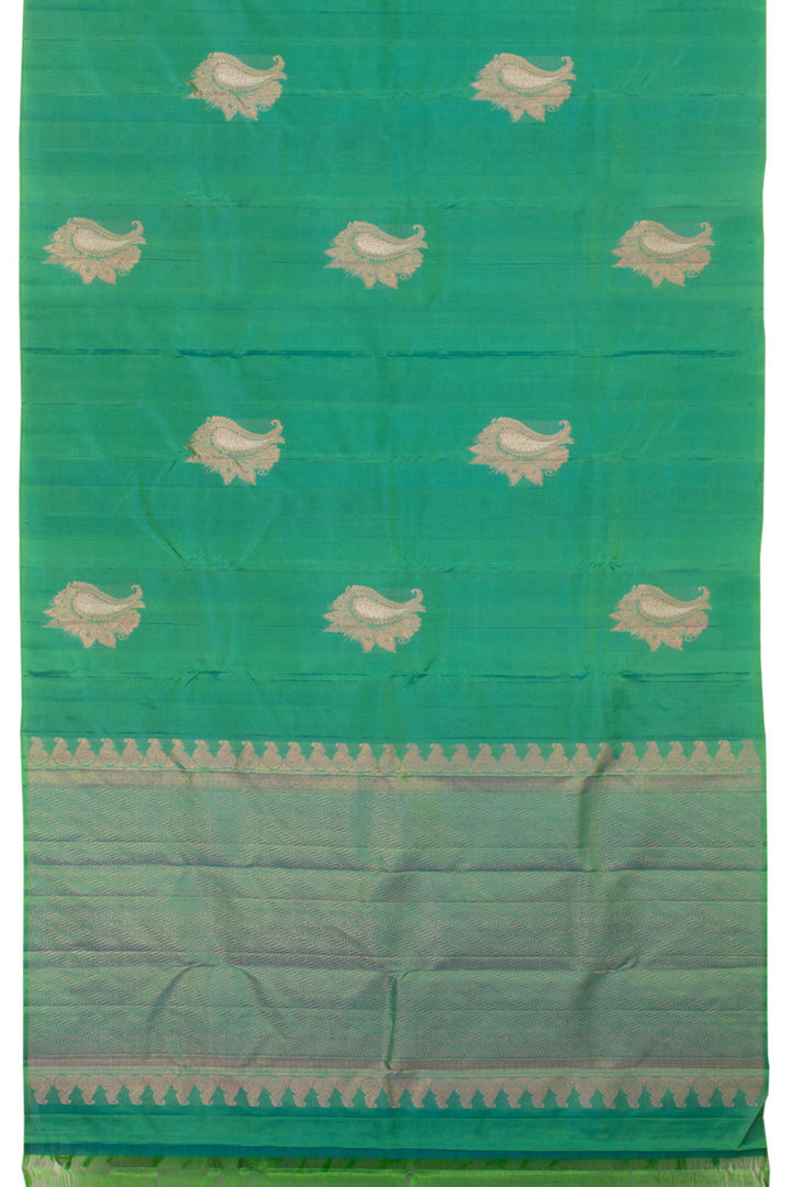 Handloom Borderless Pure Zari Kanjivaram Silk Saree 10058361