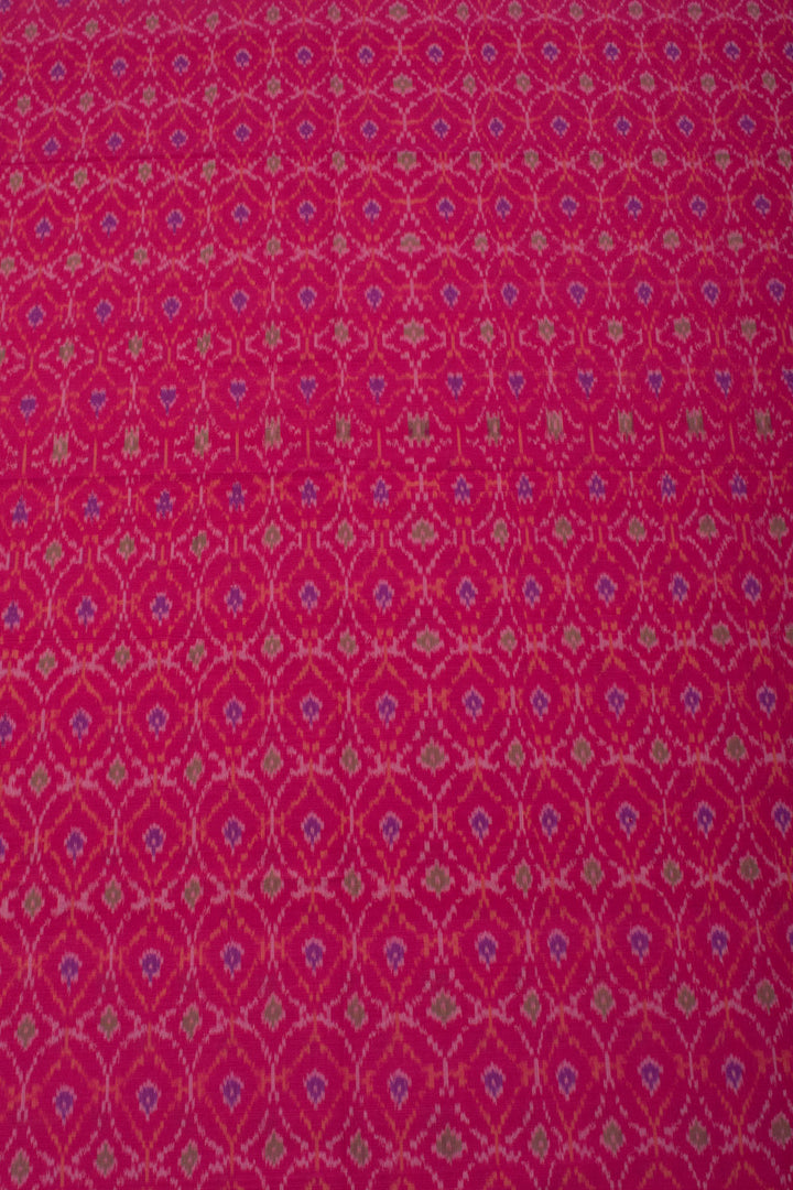 Handloom Ikat Silk Cotton Kurta Material 10058576