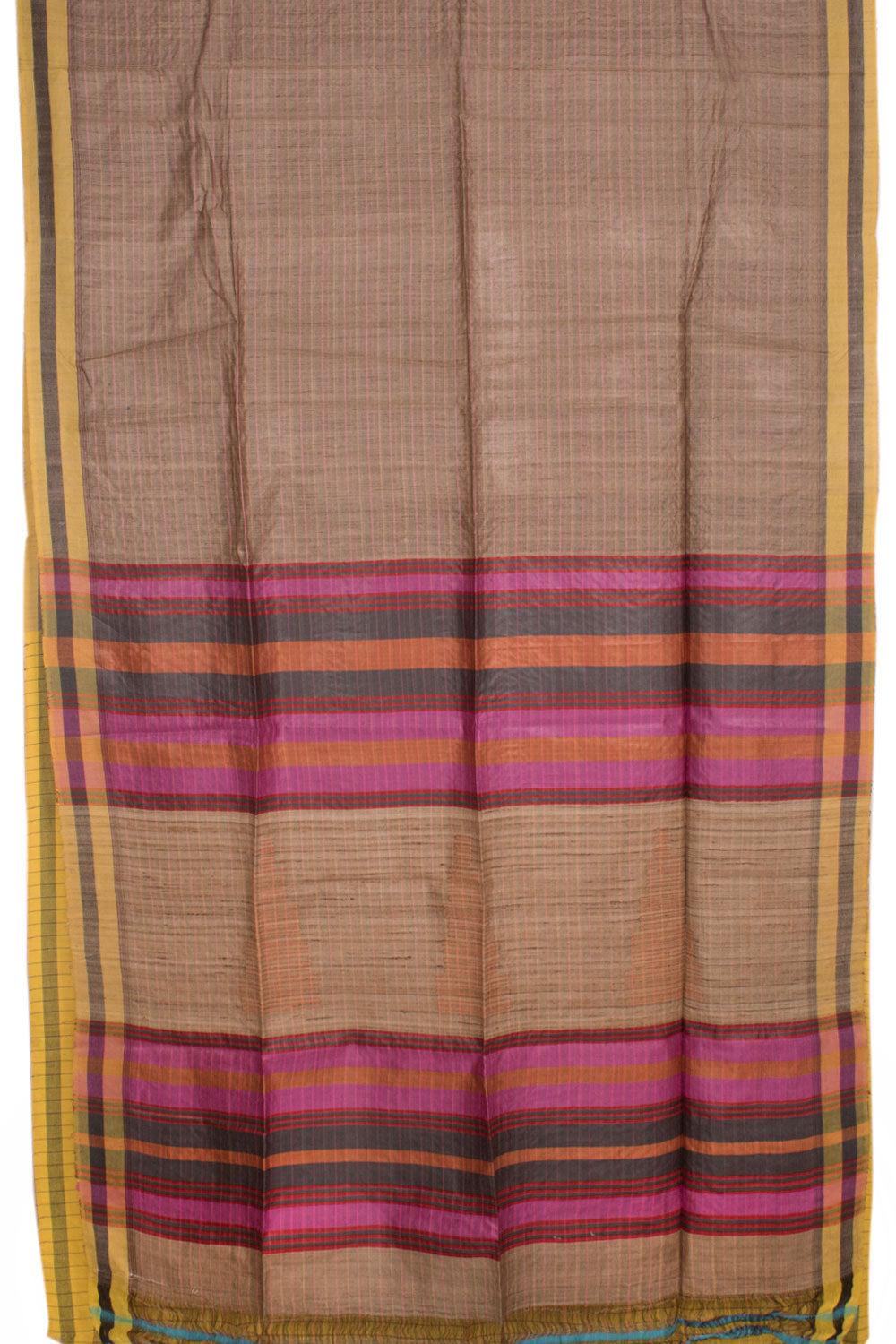 Handcrafted Bhagalpur Tussar Silk Saree 10058888