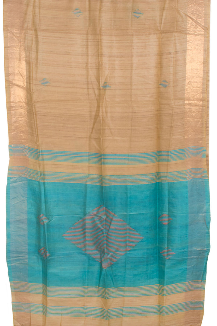 Handcrafted Bhagalpur Tussar Silk Saree 10058900