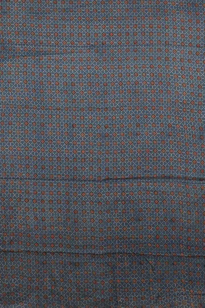 Ajrakh Printed 3-Piece Modal Silk Salwar Suit Material 10058976