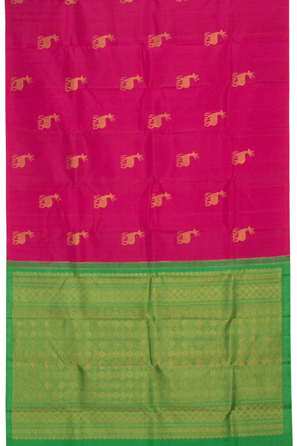 Pure Zari Borderless Kanjivaram Silk Saree 10059193