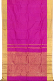 Magenta Pure Zari Korvai Kanjivaram Saree 10059204