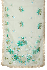 Chikankari Embroidered Kota Cotton Salwar Suit Material 10059370