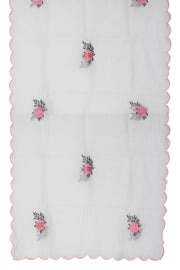 Chikankari Embroidered Kota Cotton Salwar Suit Material 10059377