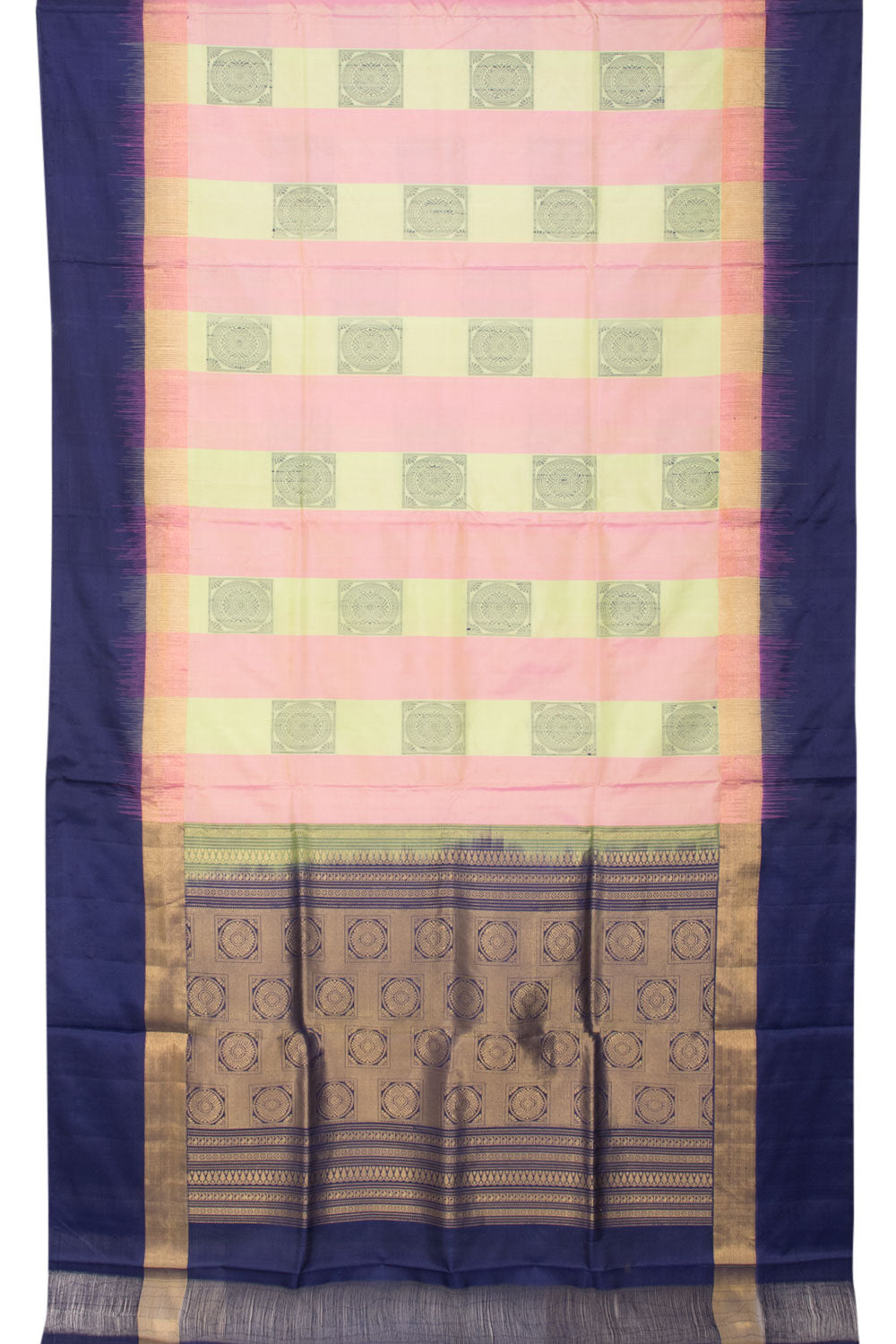 Multi colour Kanjivaram Soft Silk Saree 10059894