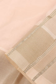 Pastel Peach Kanchipuram Silk 8x4 Dhoti 10059812