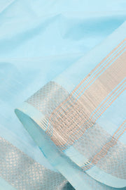 Pastel Blue Kanchipuram Silk 9x5 Dhoti 10059817