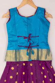 Size 0 to 16 yrs Pure Silk Kanchipuram Pattu Pavadai 10059829