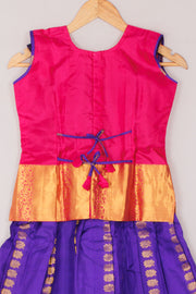 Size 0 to 16 yrs Pure Silk Kanchipuram Pattu Pavadai 10059830