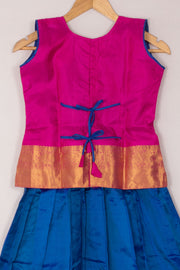 Size 0 to 16 yrs Pure Silk Kanchipuram Pattu Pavadai 10059833