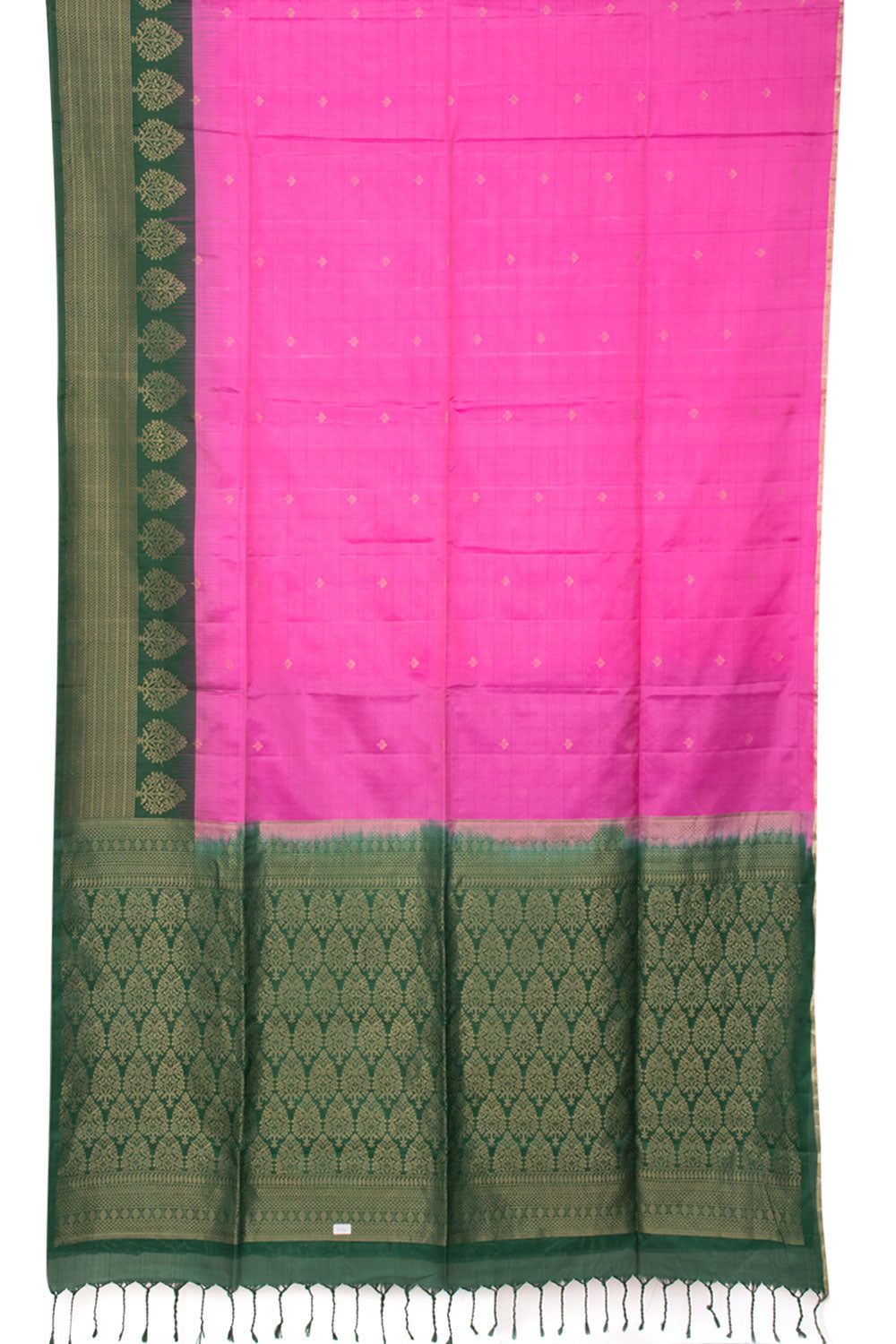 Cyclamen Pink Kanjivaram Soft Silk Saree 10059882