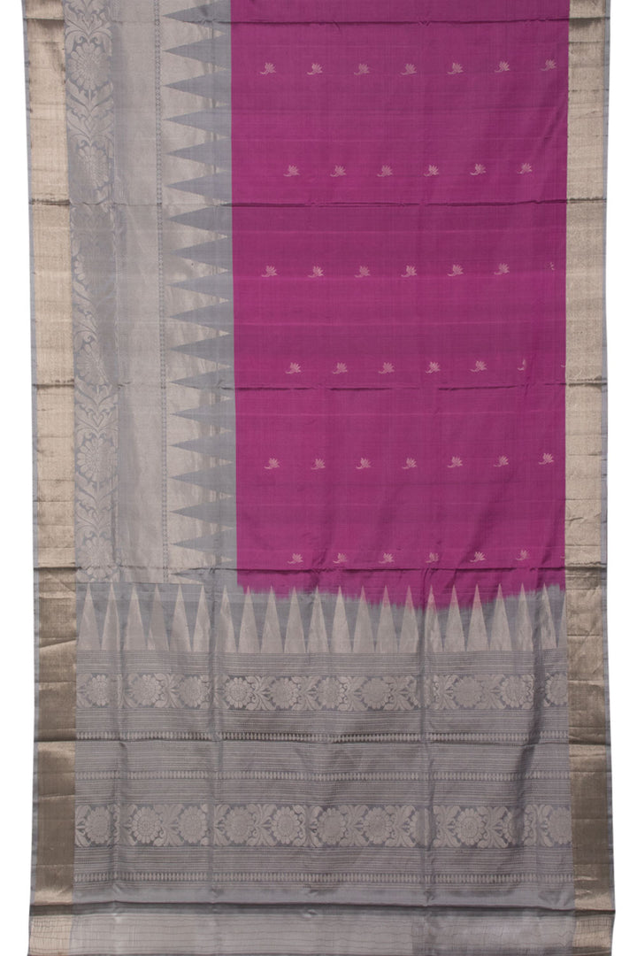 Purple Kanjivaram Soft Silk Saree 10059886