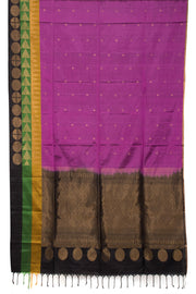 Mulberry Violet Kanjivaram Soft Silk Saree 10059892