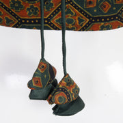 Green Ajrakh Printed Modal Silk 10061048