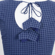 Blue Handcrafted Dabu Printed Cotton Blouse 10061180