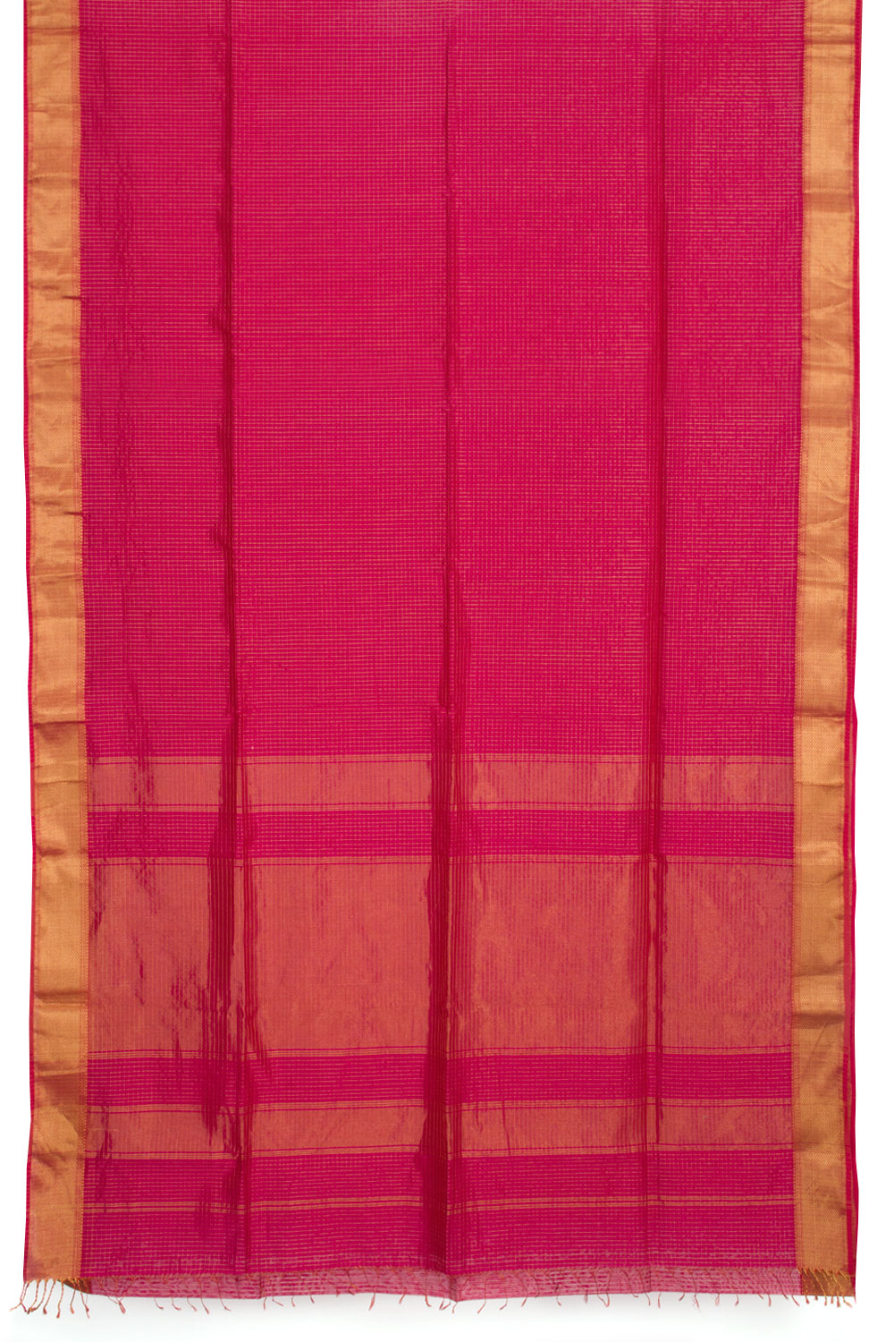 Pink Handloom Maheshwari Silk Cotton Saree 10062231