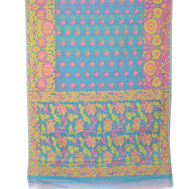 Handloom Jamdani Style Cotton Saree 10054717