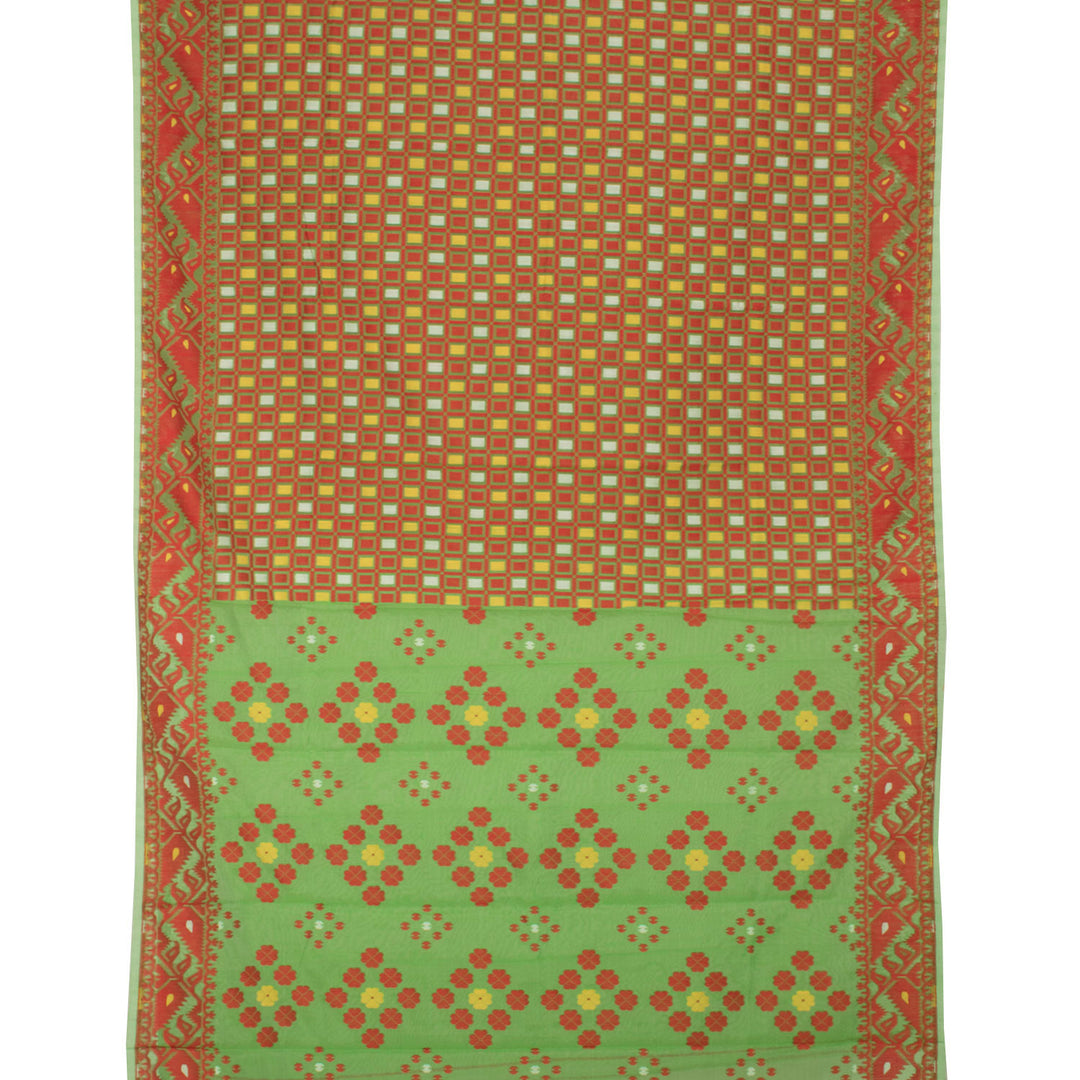 Handloom Jamdani Style Cotton Saree 10054731