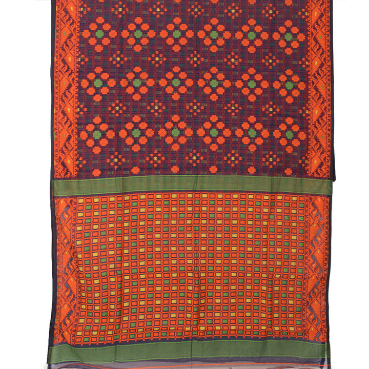 Handloom Jamdani Style Cotton Saree 10054732