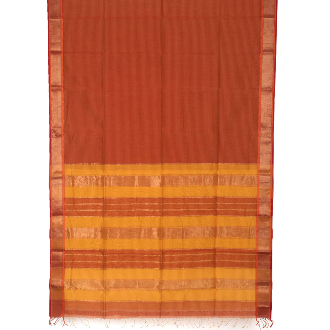 Handloom Maheshwari Silk Cotton Saree 10054132