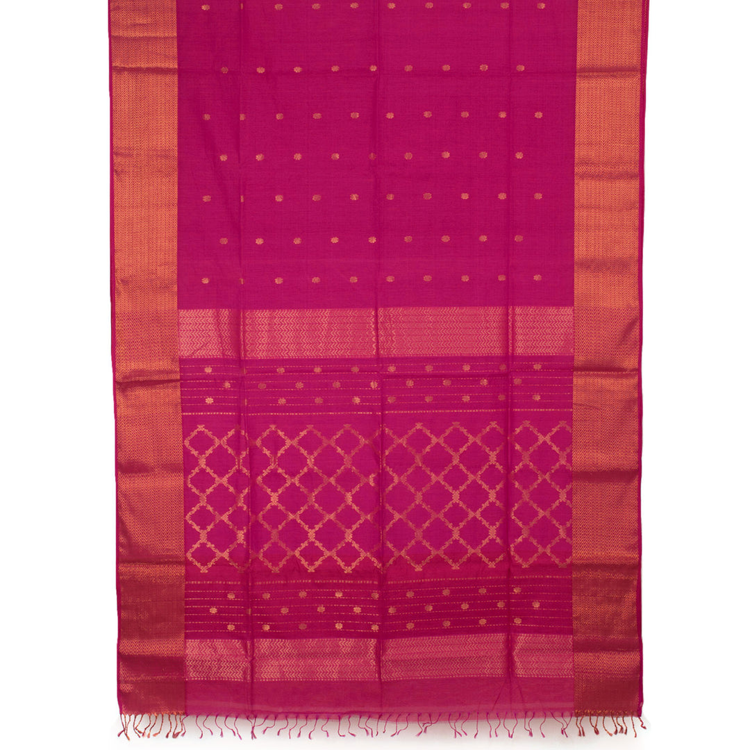 Handloom Maheshwari Silk Cotton Saree 10054147